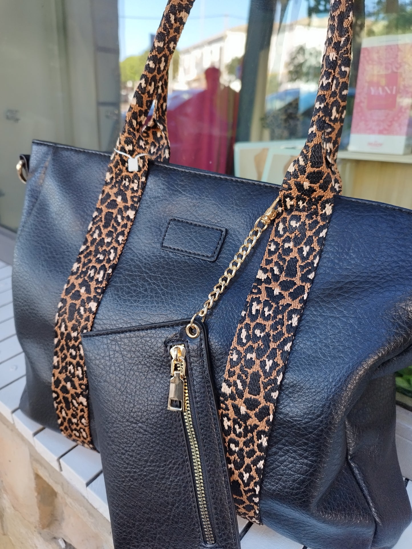 Bolso Tote Asa Animal Print