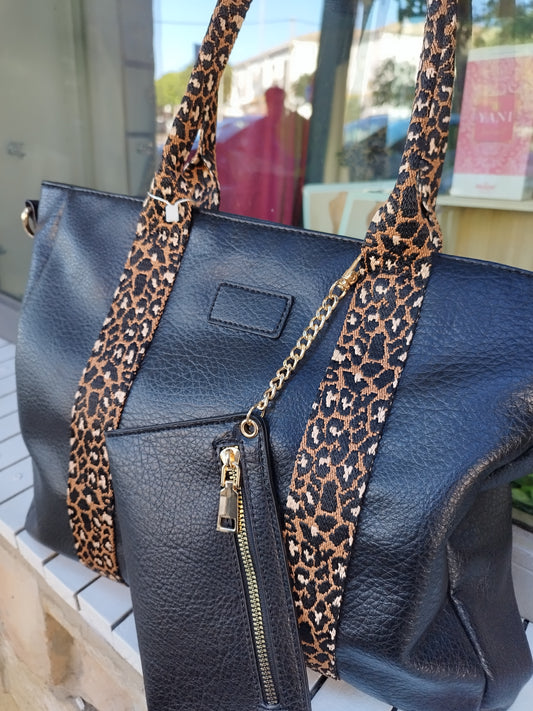 Bolso Tote Asa Animal Print