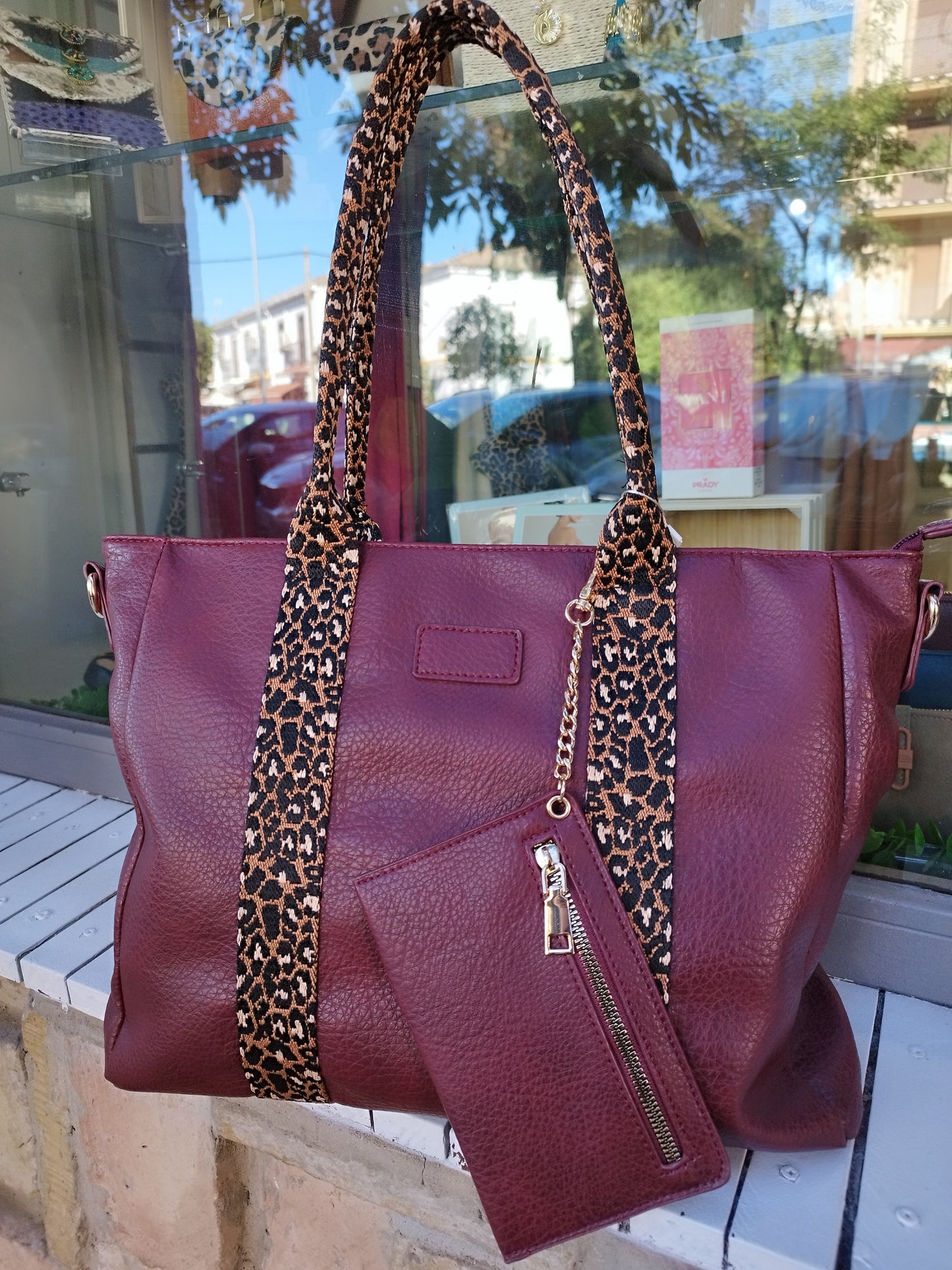 Bolso Tote Asa Animal Print