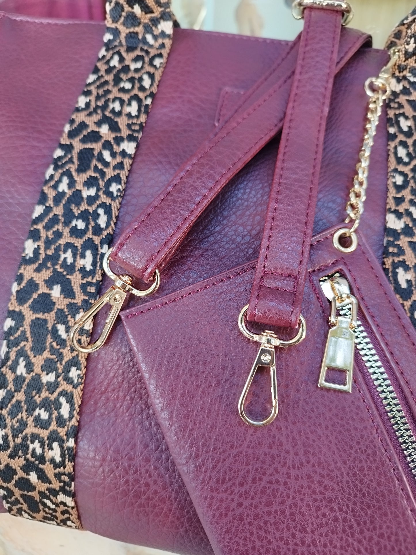 Bolso Tote Asa Animal Print